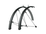 SKS Bluemels Stingray 28 Mudguard Set 45mm 45MM MATT BLACK/GREY  click to zoom image