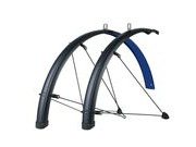 SKS Bluemels Stingray 28 Mudguard Set 45mm 45MM MATT BLACK/OCEAN BLU  click to zoom image