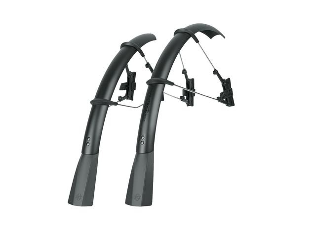 SKS Raceblade Pro Stealth Series Mudguard Set Matt Black click to zoom image