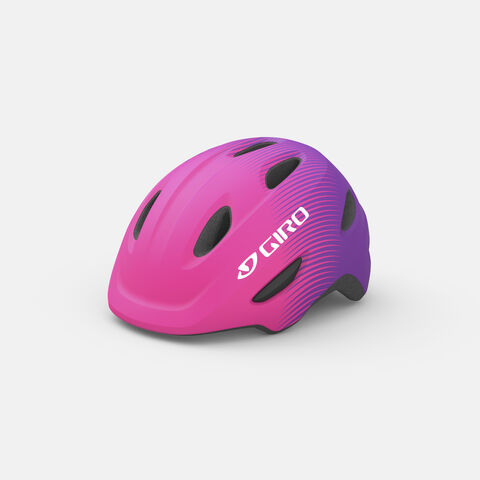 Giro Scamp Youth Helmet Matte Pink/Purple Fade click to zoom image