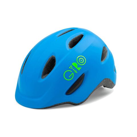 Giro Scamp Youth/Junior Helmet Matt Blue/Lime click to zoom image