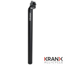 KRANX Micro Alloy 400mm 12mm Offset Seatpost in Black