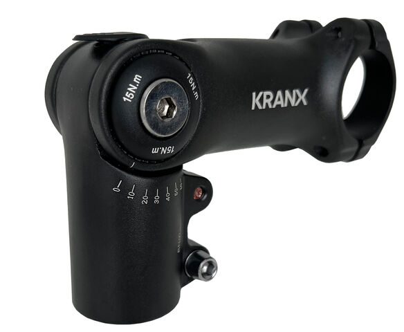 KRANX 31.8mm High Mount Adjustable Stem in Black 90mm click to zoom image