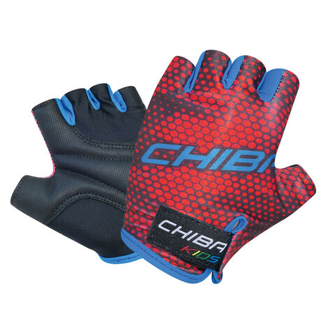 Chiba Kids Line Spider Mitt in Red click to zoom image