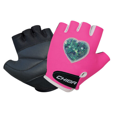 Chiba Kids Line "Cool" Mitt in Neon Pink click to zoom image