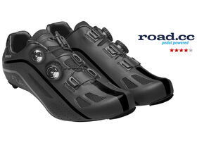 FLR F-XX Strawweight Road Race Full Carbon Sole Shoe in Black