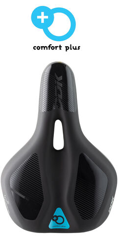 DDK 3053MF Comfort Plus Unisex City Saddle in Black click to zoom image