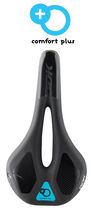 DDK 3736MF Comfort Plus Unisex MTB Saddle in Black