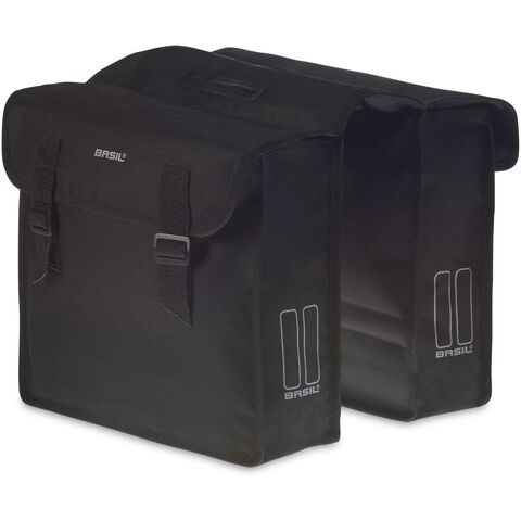 Basil Mara double bag, 26L, black click to zoom image