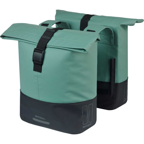 Basil Cove double pannier bag, green click to zoom image
