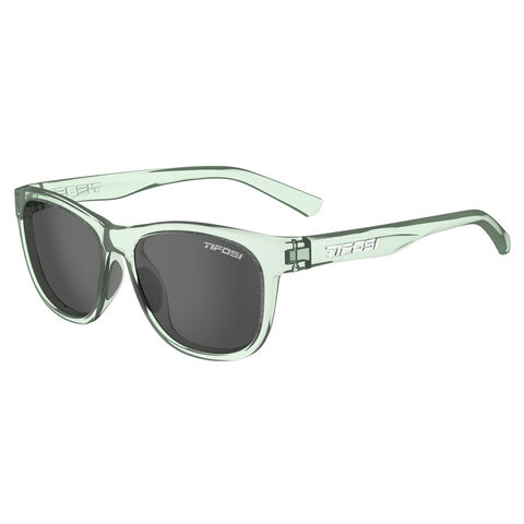 TIFOSI Swank Polarised Single Lens Sunglasses Bottle Green/Smoke Polarized click to zoom image