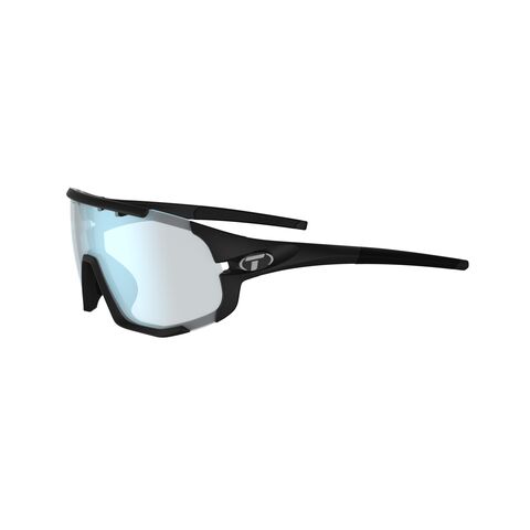 TIFOSI Sledge Fototec Single Lens Sunglasses Matte Black Clarion Blue click to zoom image