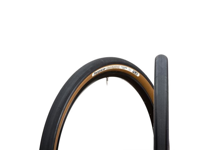 PANARACER Gravelking Tlc Folding Tyre 2019: Black/Brown 700x35c click to zoom image