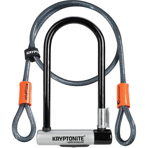 KRYPTONITE KryptoLok Standard U-lock with 4 foot Kryptoflex cable click to zoom image