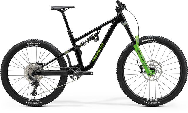 MERIDA One-Sixty FR 800 - Black/Grey/Green - MY25 click to zoom image