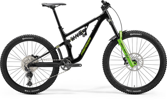MERIDA One-Sixty FR 600 - Black/Grey/Green - MY24 click to zoom image