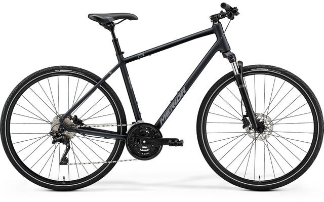 MERIDA Crossway 10 - Black/Silver - MY25 click to zoom image