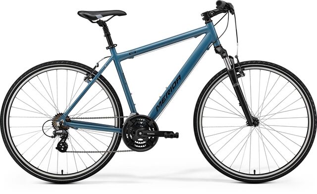 MERIDA Crossway 10-V SE - Silk Blue/Black - MY25 click to zoom image