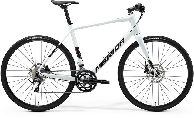 MERIDA Speeder 300 - Pearl White/Gold - MY25 click to zoom image