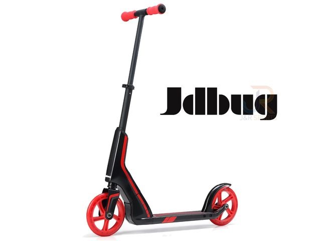 JDBUG PRO COMMUTE 185 SCOOTER - BLACK / RED click to zoom image